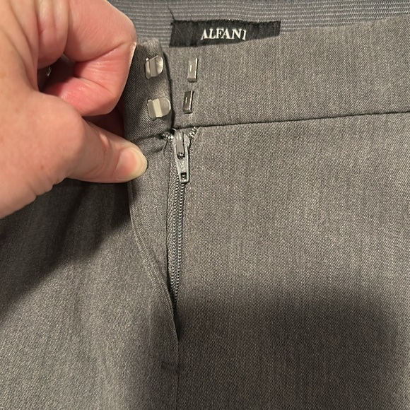 Alfani Gray Slacks Sz 2S EUC - Picture 5 of 8